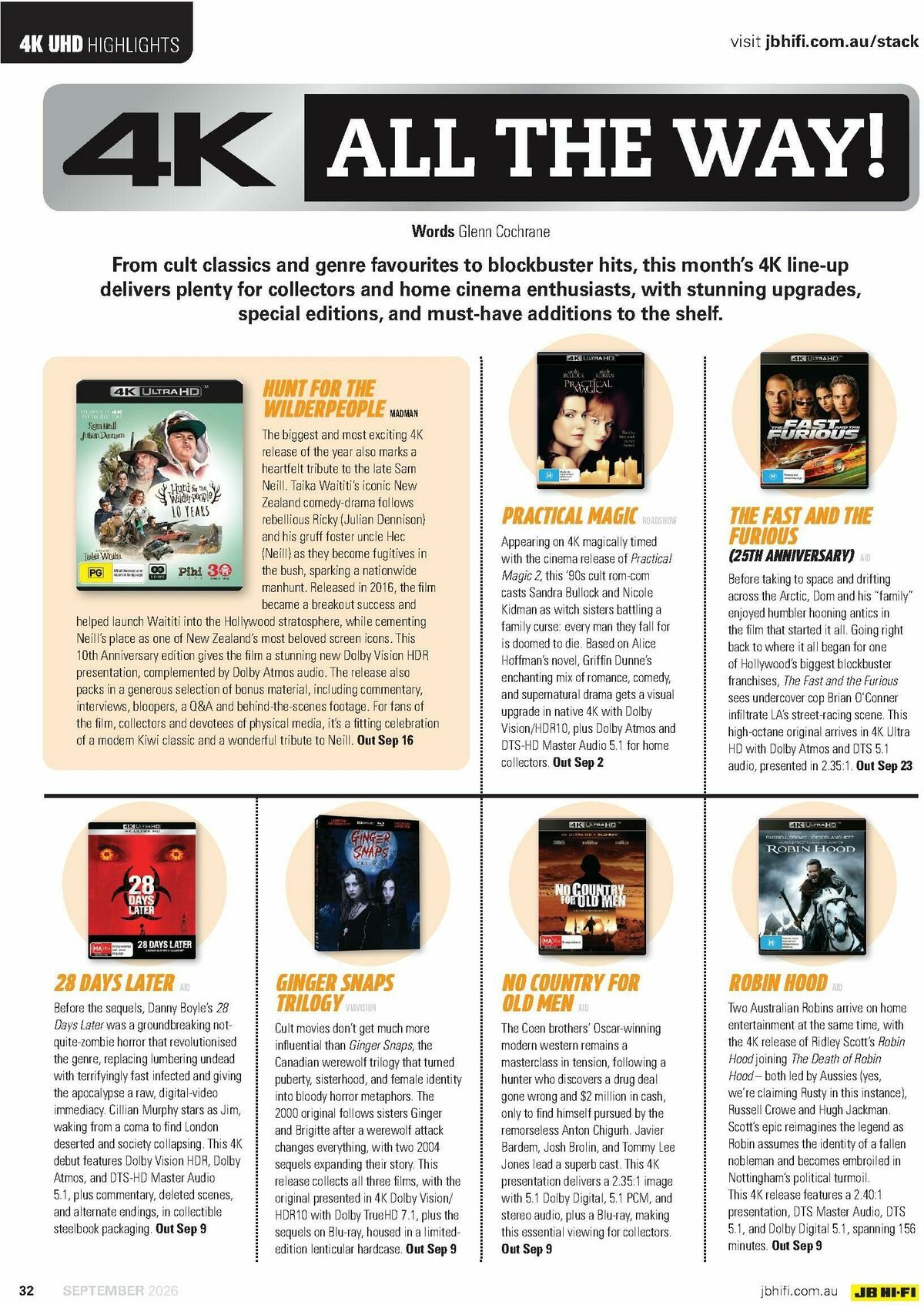 JB Hi-Fi Magazine September Catalogues from 1 September