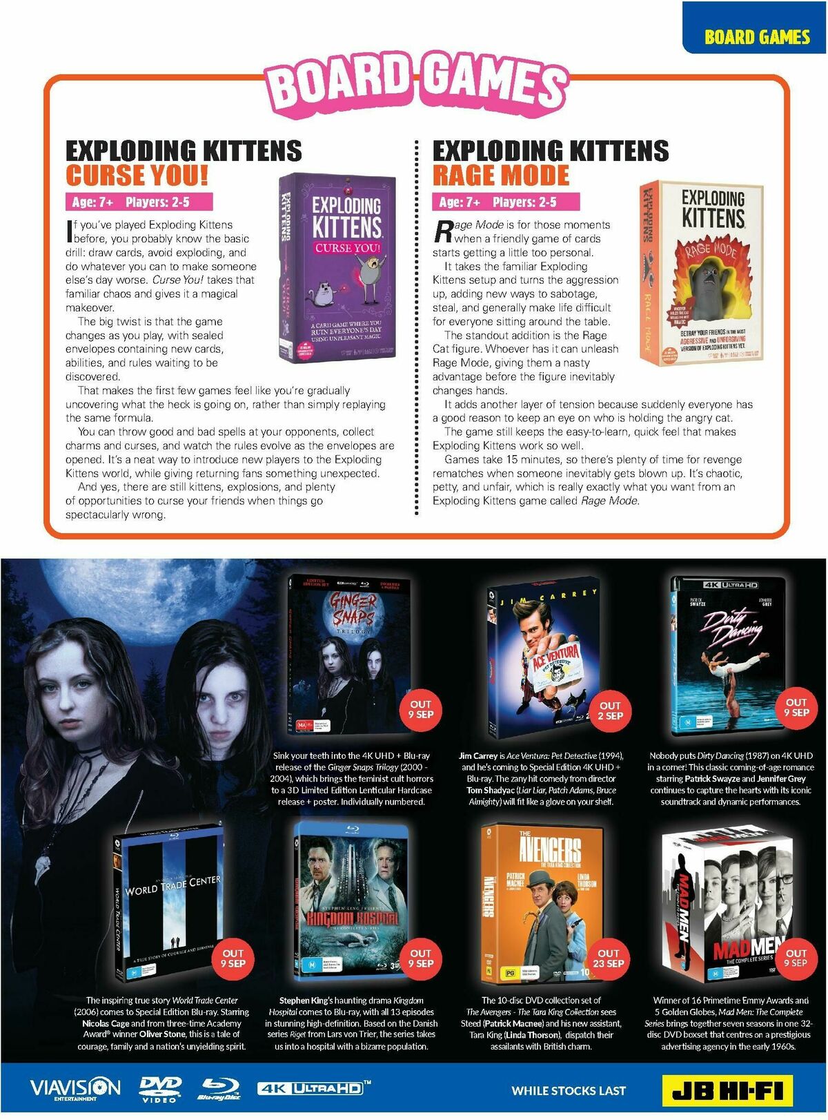 JB Hi-Fi Magazine September Catalogues from 1 September