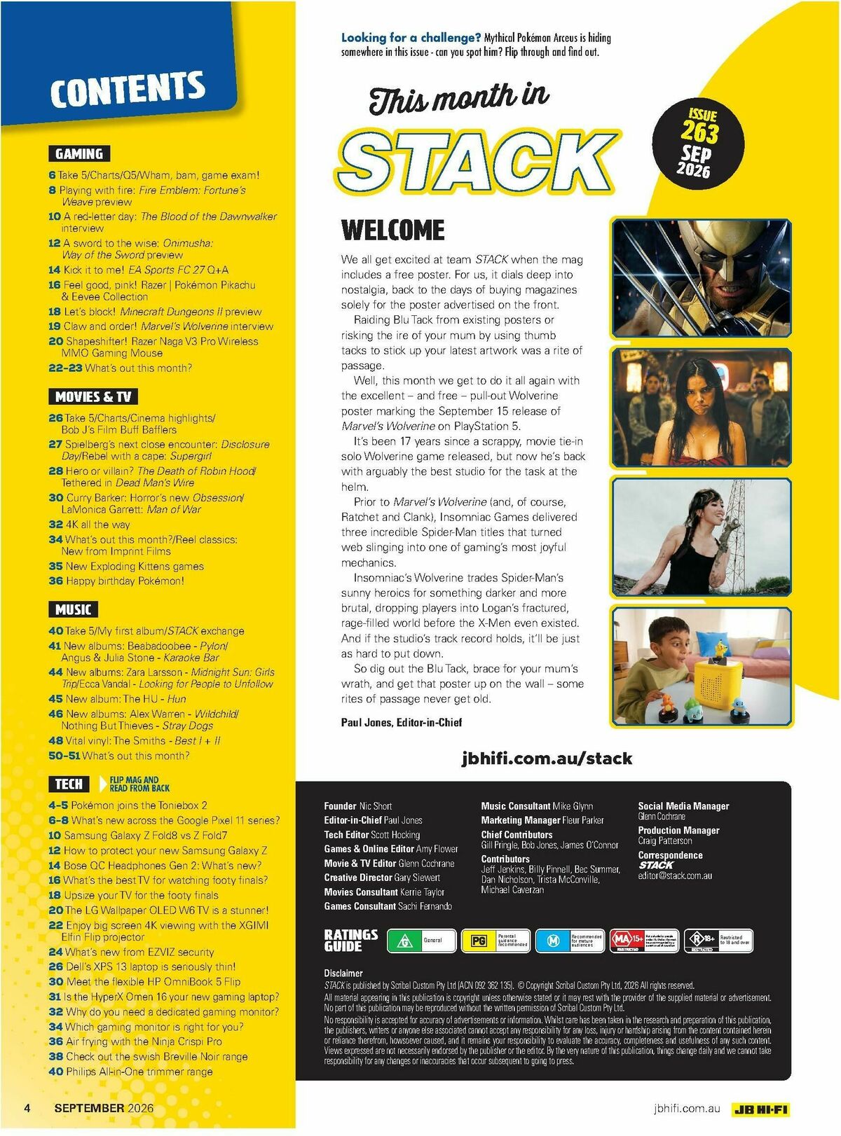 JB Hi-Fi Magazine September Catalogues from 1 September