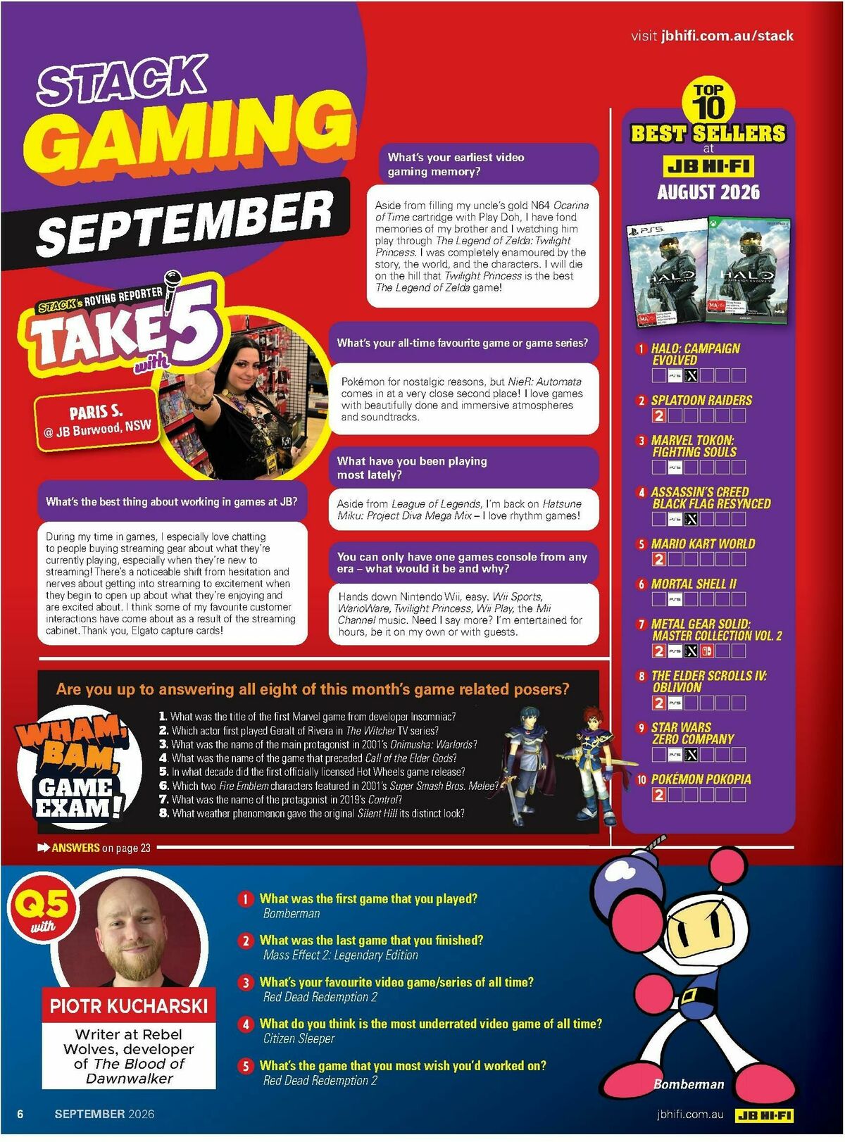 JB Hi-Fi Magazine September Catalogues from 1 September
