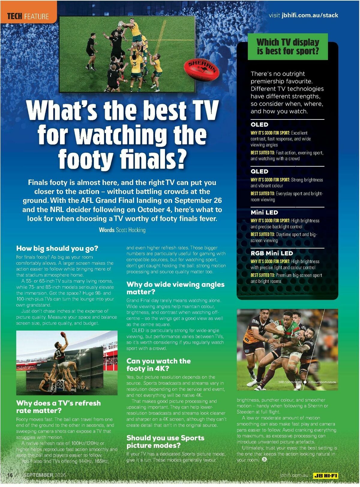 JB Hi-Fi Magazine September Catalogues from 1 September