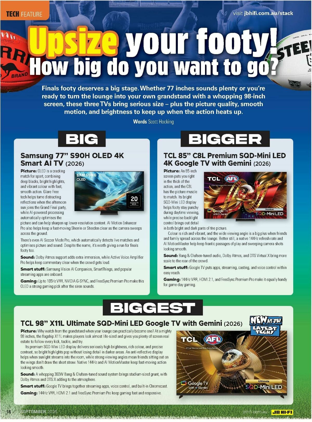 JB Hi-Fi Magazine September Catalogues from 1 September