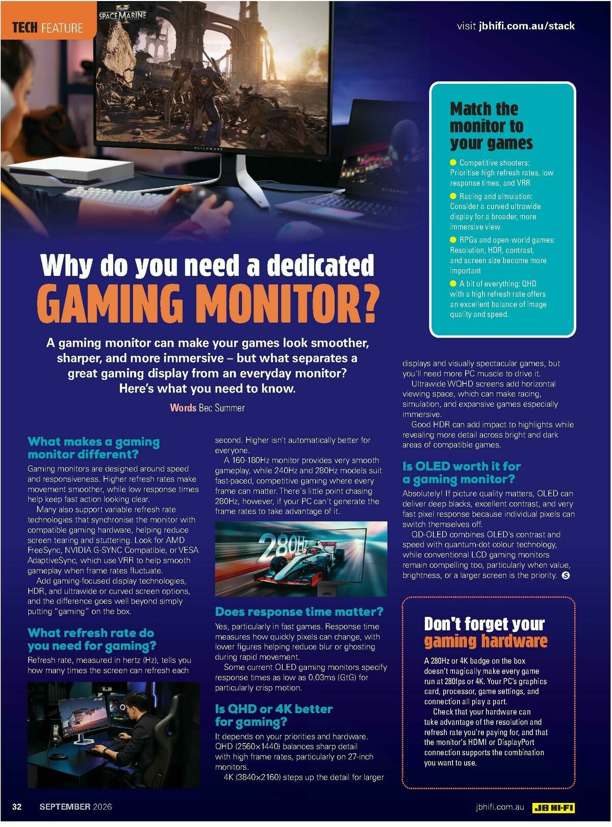 JB Hi-Fi Magazine September Catalogues from 1 September