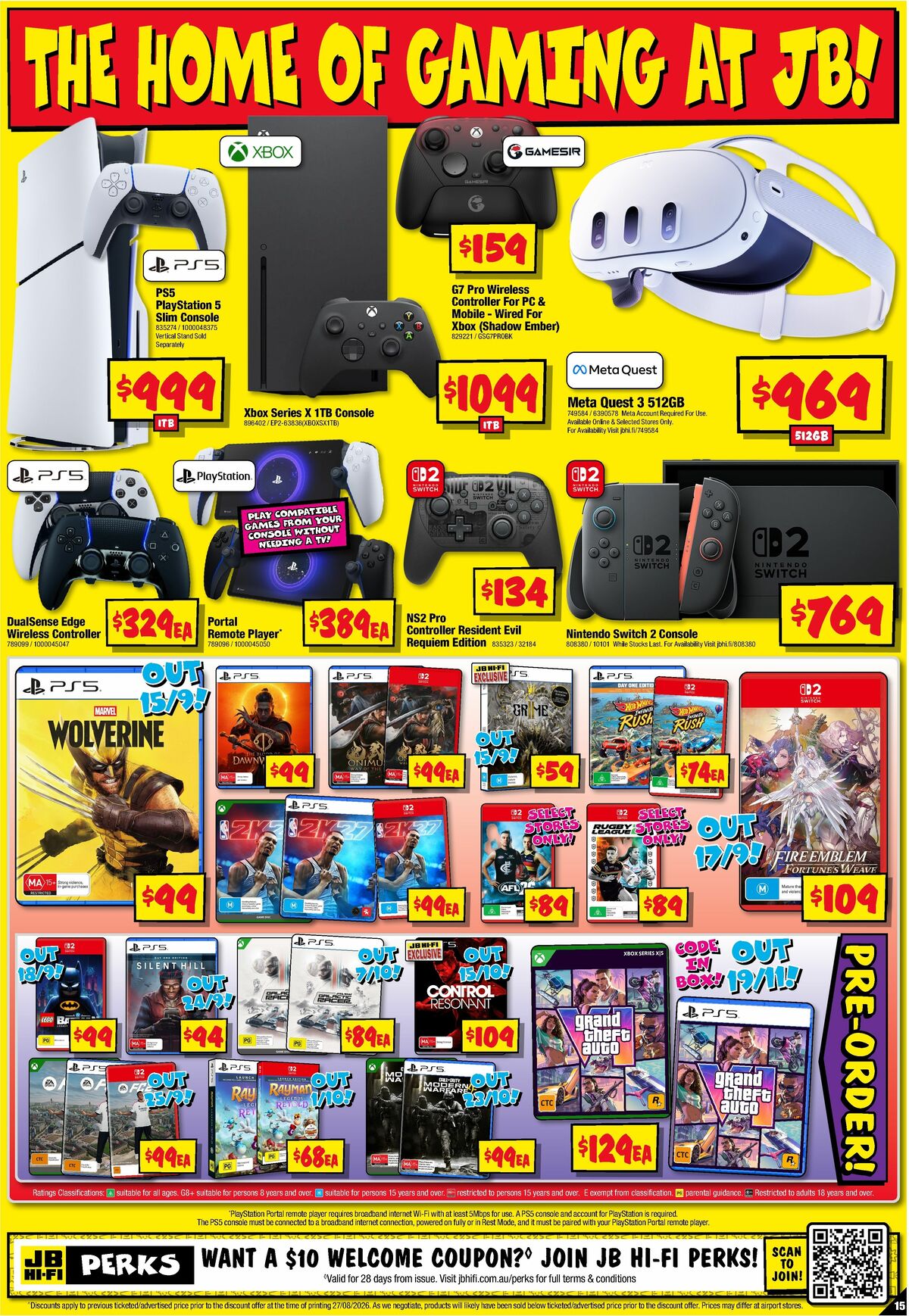 JB Hi-Fi Catalogues from 10 September