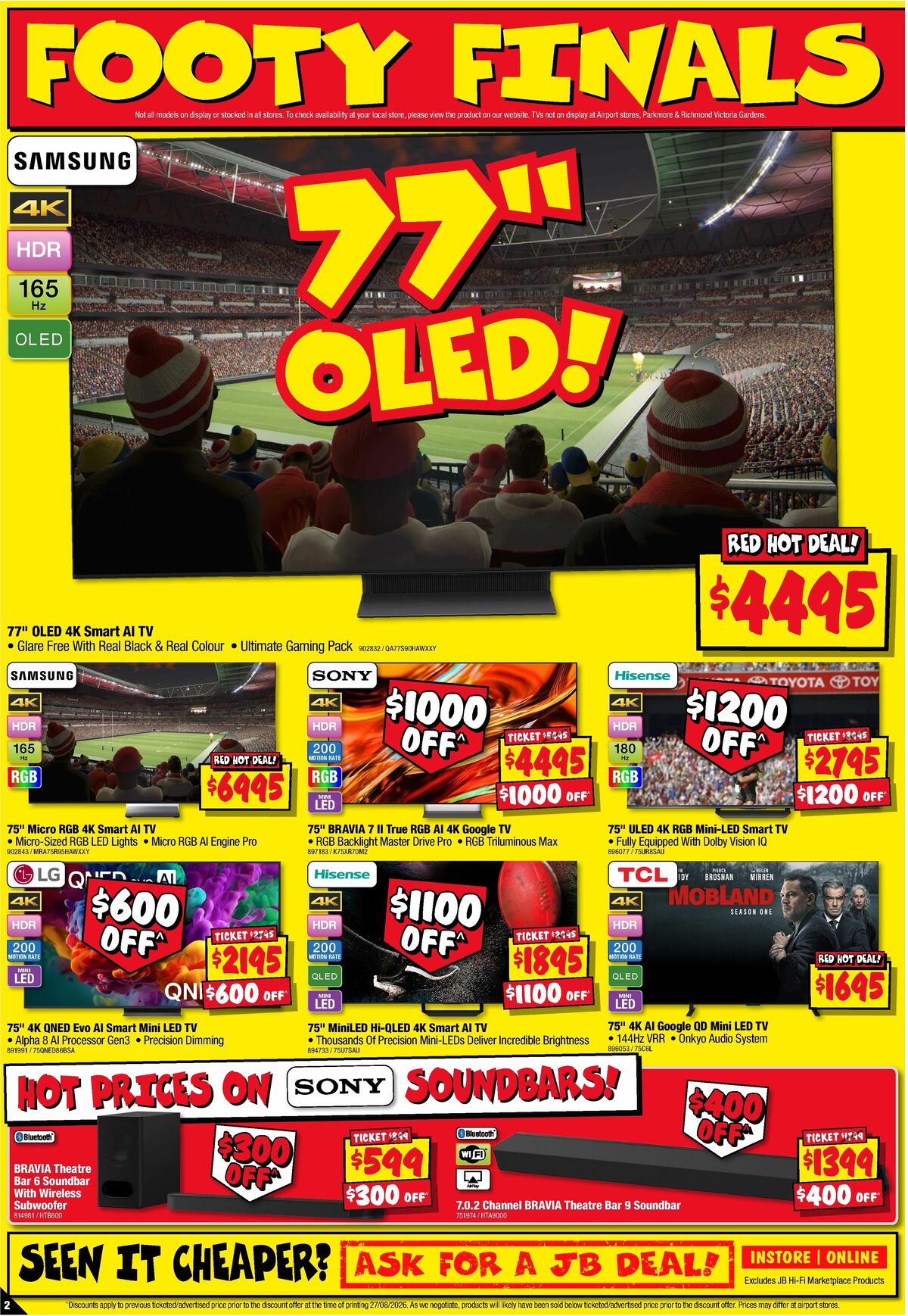 JB Hi-Fi Catalogues from 10 September