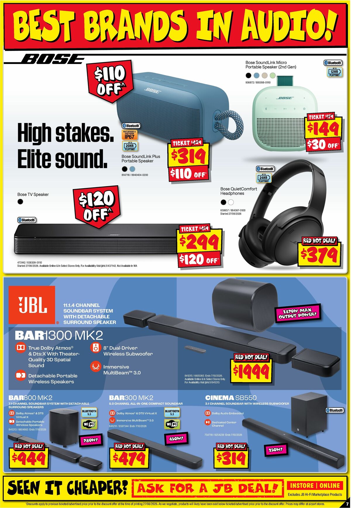 JB Hi-Fi Catalogues from 10 September