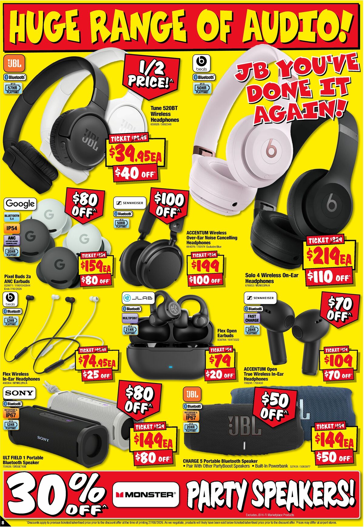 JB Hi-Fi Catalogues from 10 September
