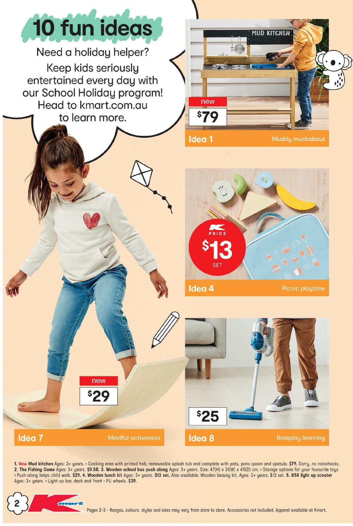 Kmart Endless School Holiday Fun Catalogues from 26 March