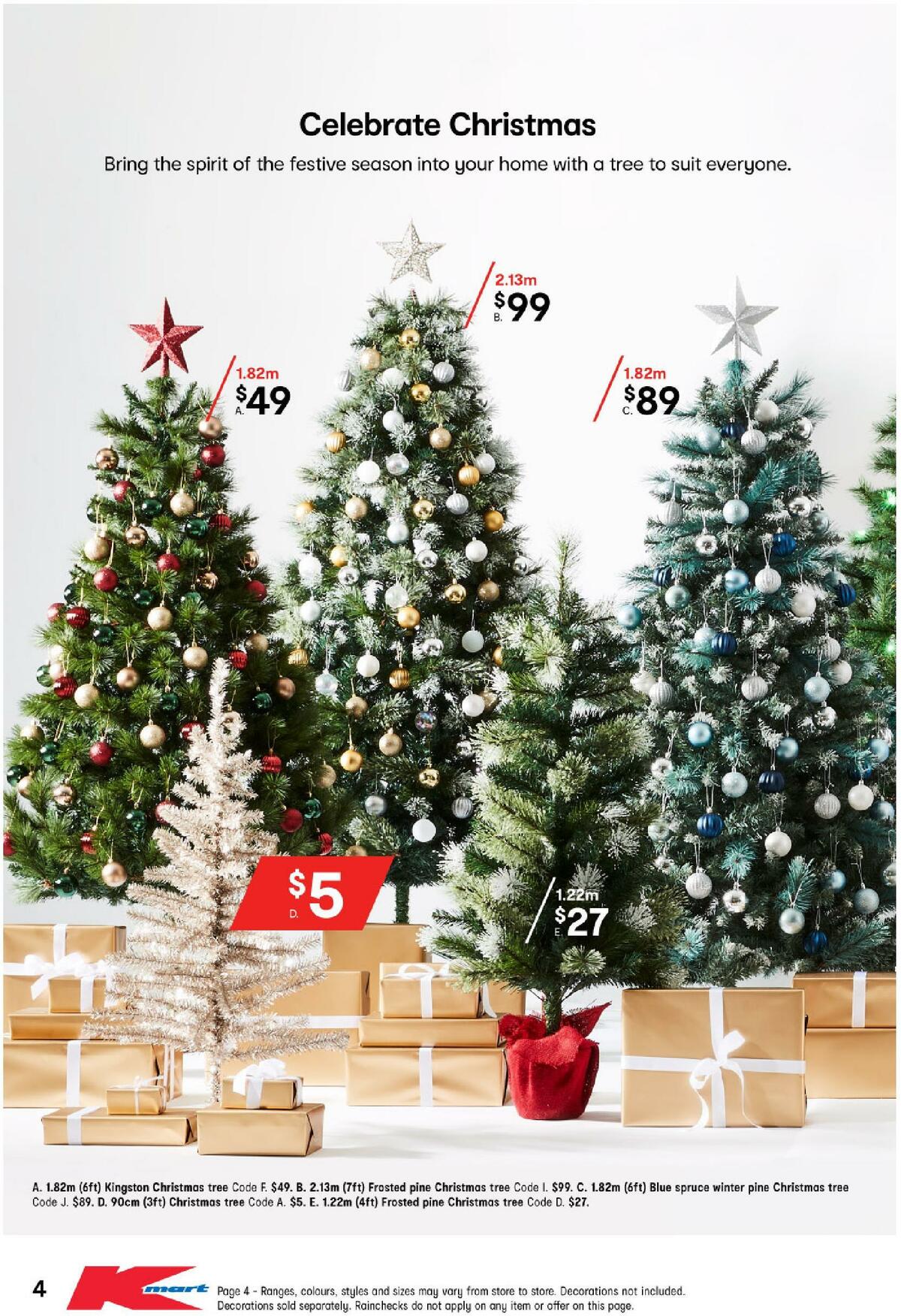 Kmart Joy to Your Christmas Catalogues from 5 November