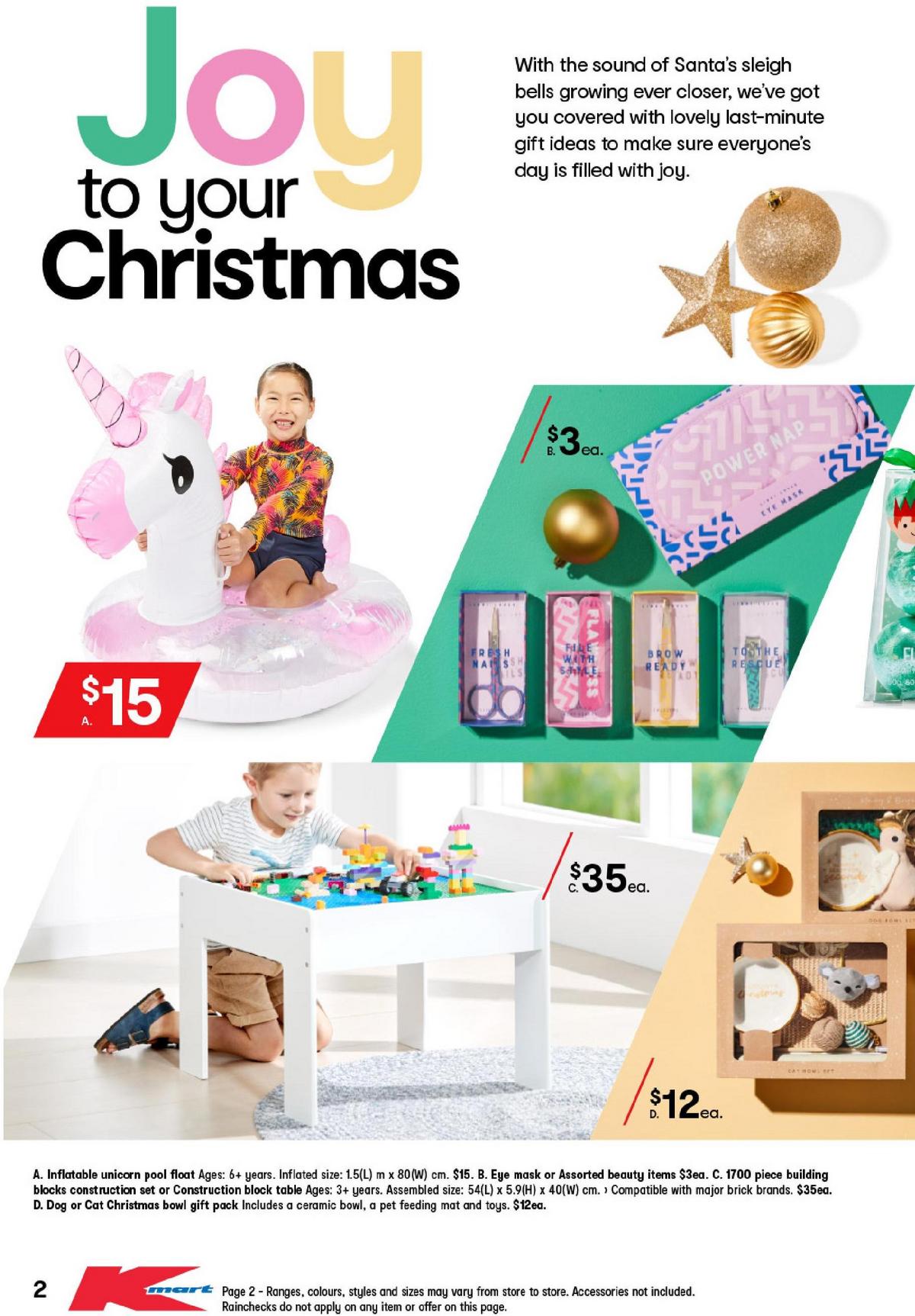 Kmart Joy to Your Christmas Catalogues from 10 December