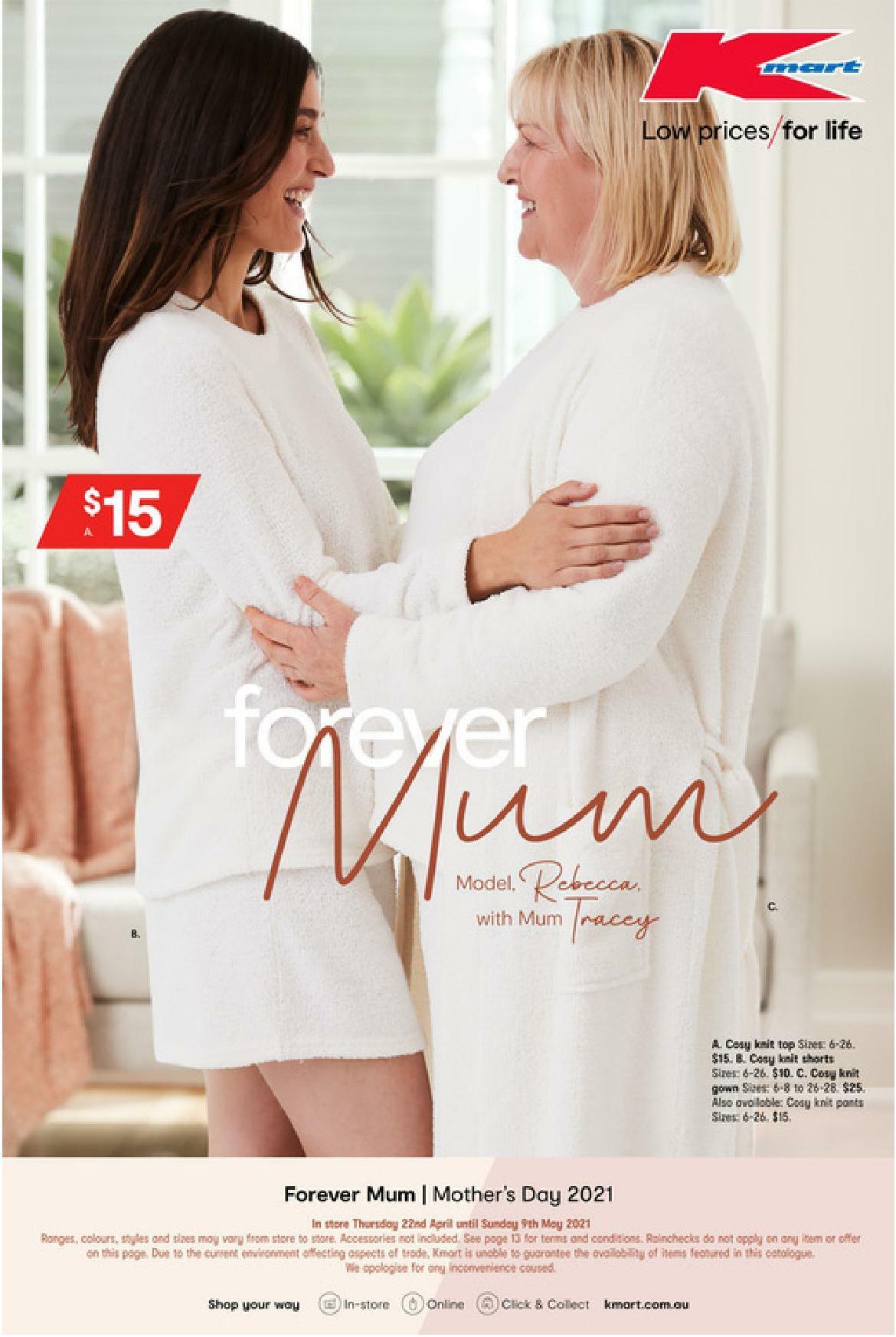 Kmart Forever Mum Catalogues from 22 April