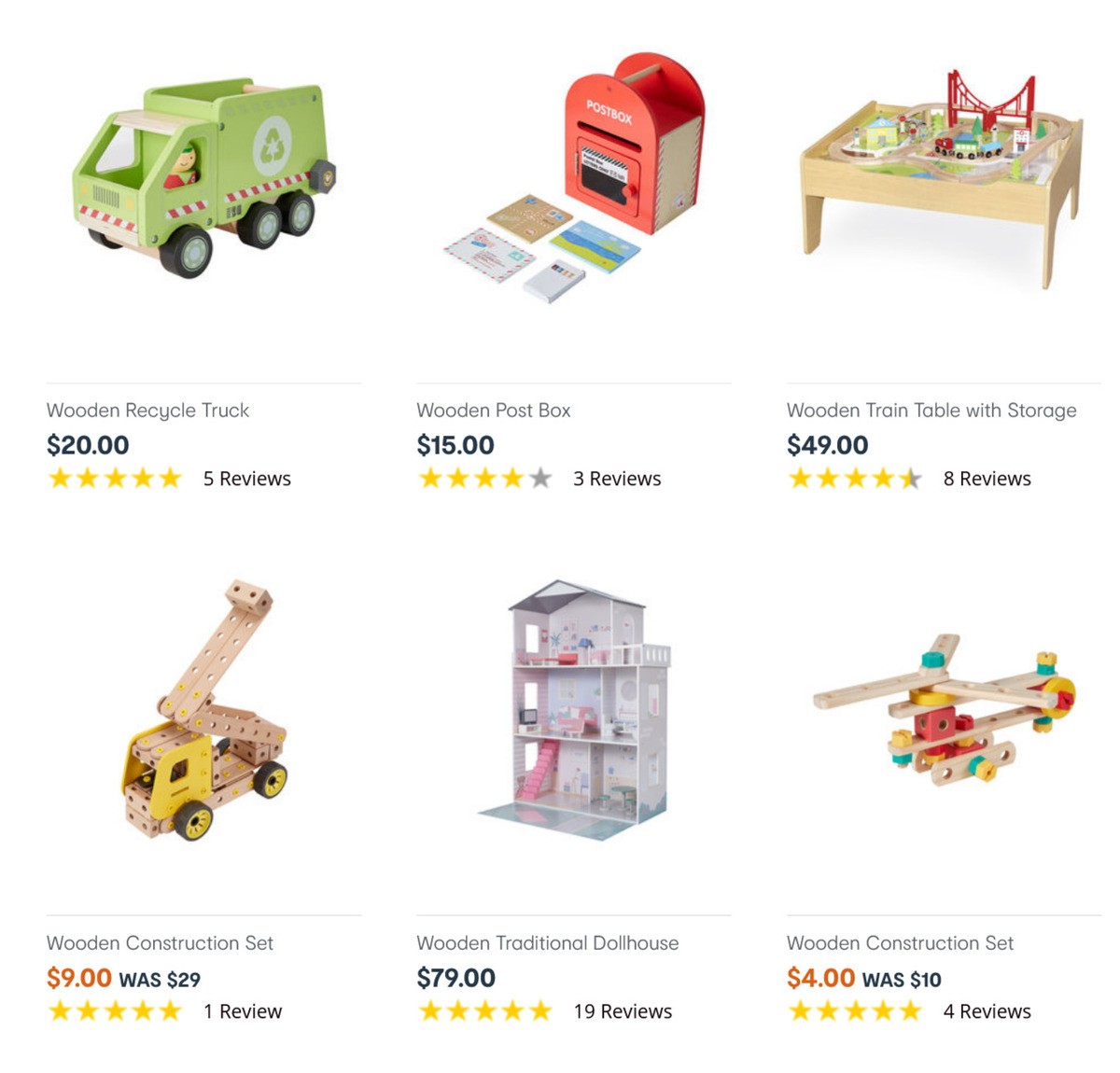 Kmart Wooden Toys Catalogues from 10 June