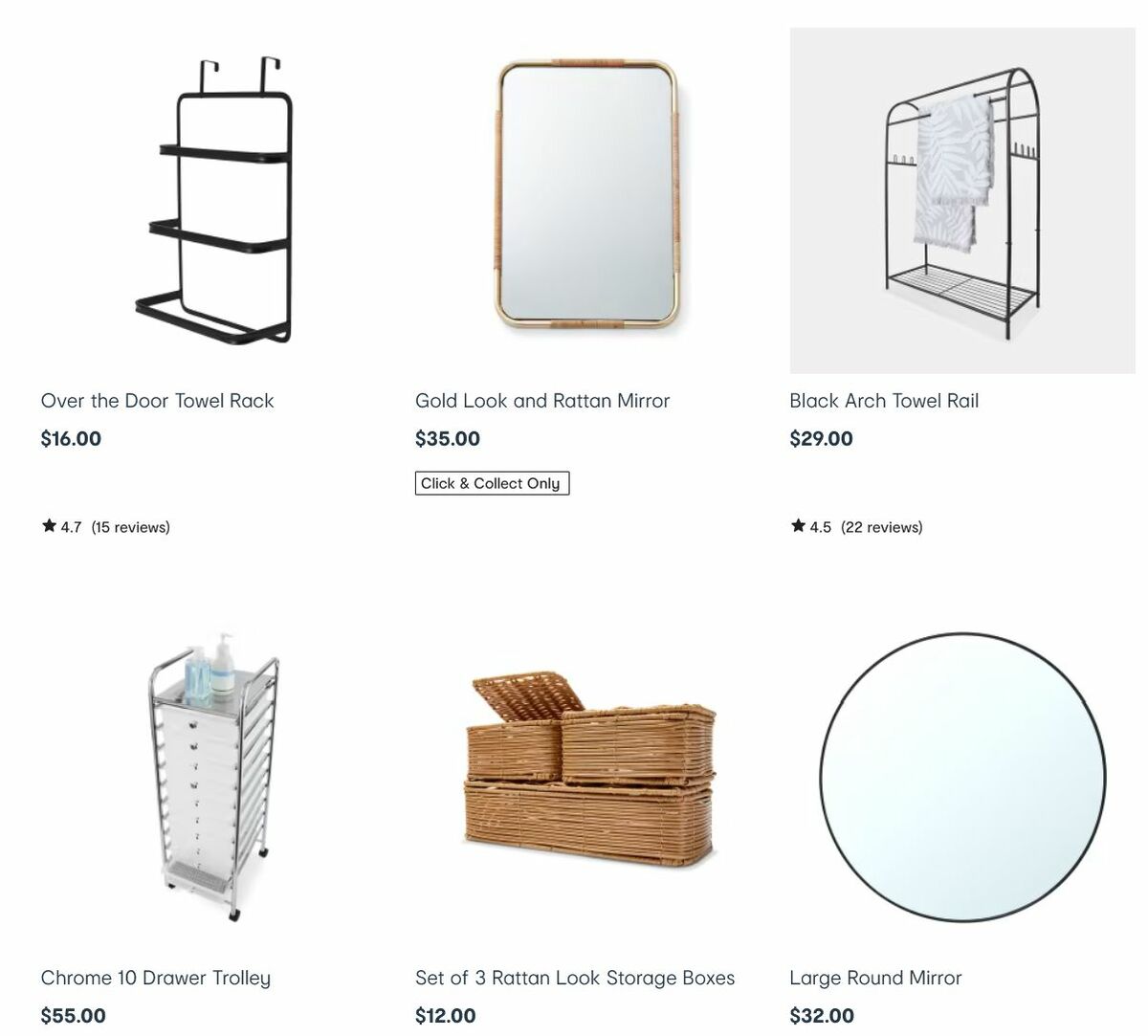 Kmart Bathroom Storage Catalogues from 18 January
