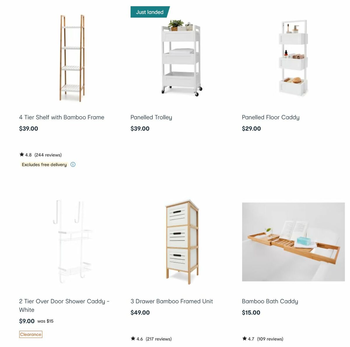 Kmart Bathroom Storage Catalogues from 18 January