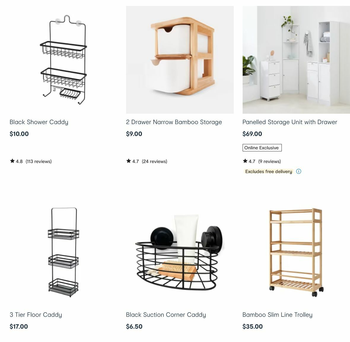 Kmart Bathroom Storage Catalogues from 18 January