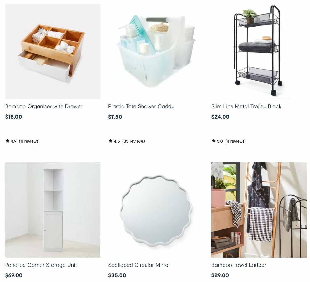 Kmart Bathroom Storage Catalogues from 18 January