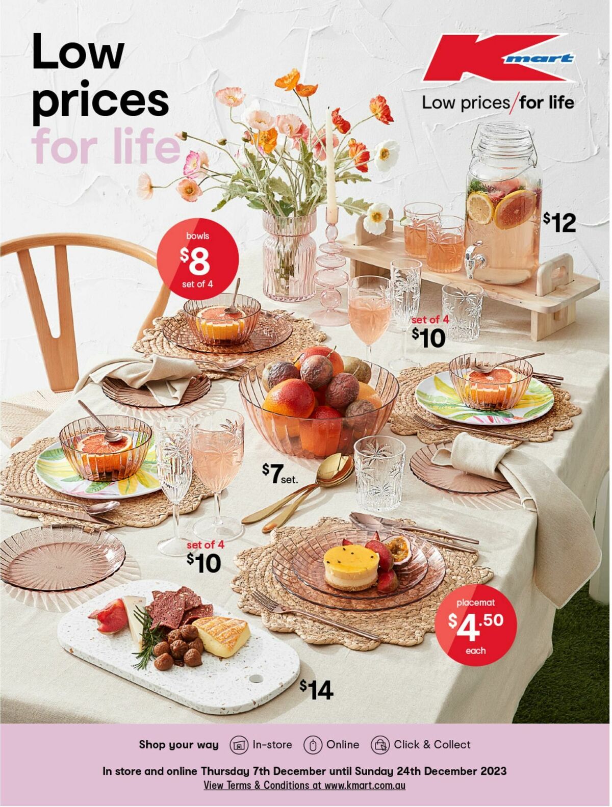 Kmart Low Prices for Life - Summer Refresh Catalogues from 7 December
