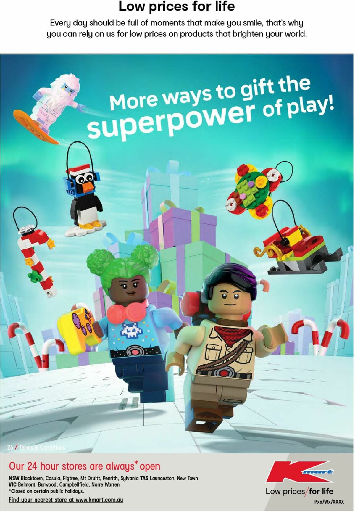 Kmart LEGO Sets for All Ages Catalogues from 1 December