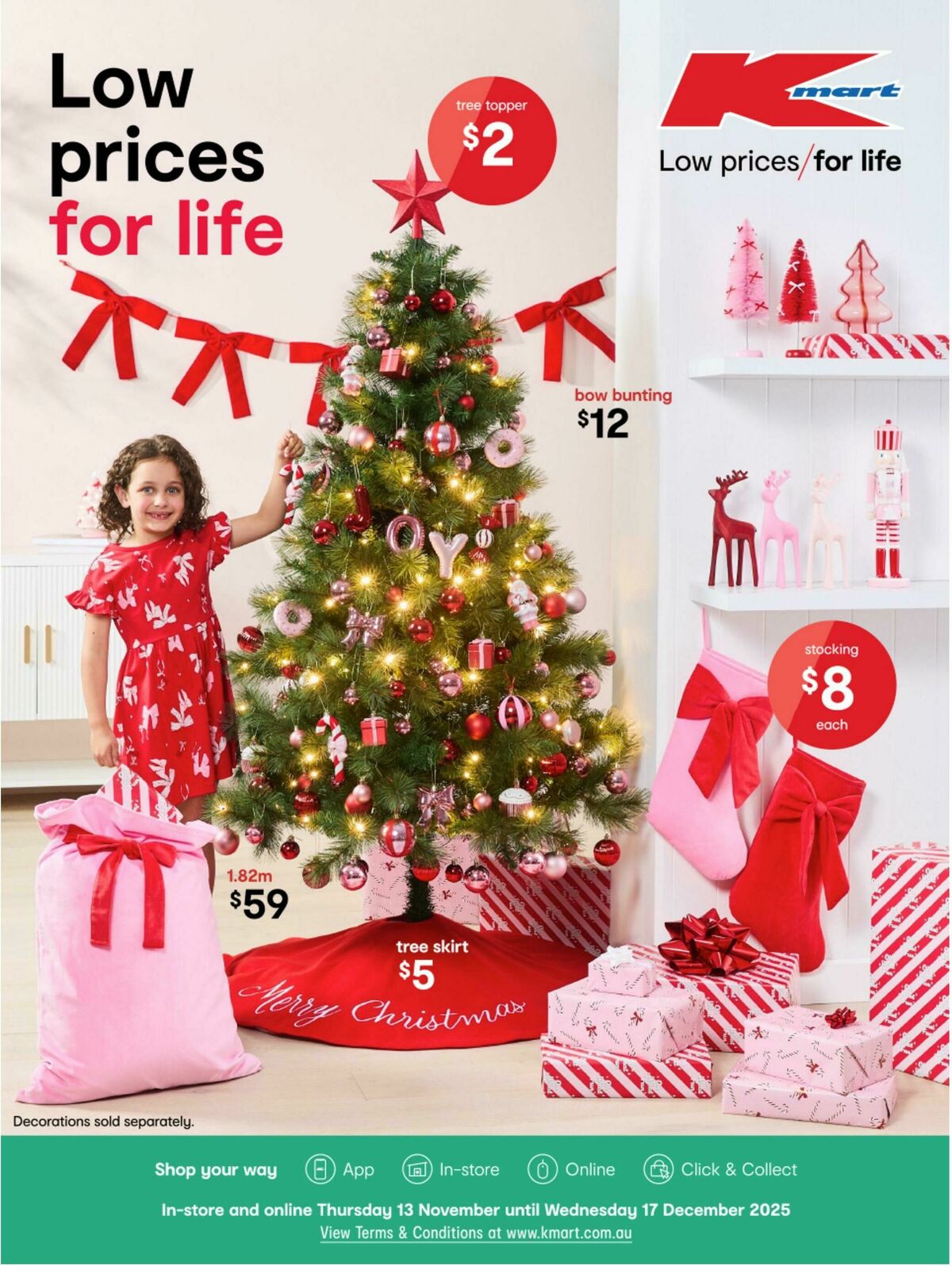 Kmart Christmas Trees and Trends Catalogues from 13 November
