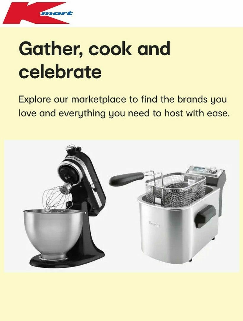 Kmart Kitchen Appliances Catalogues from 1 March