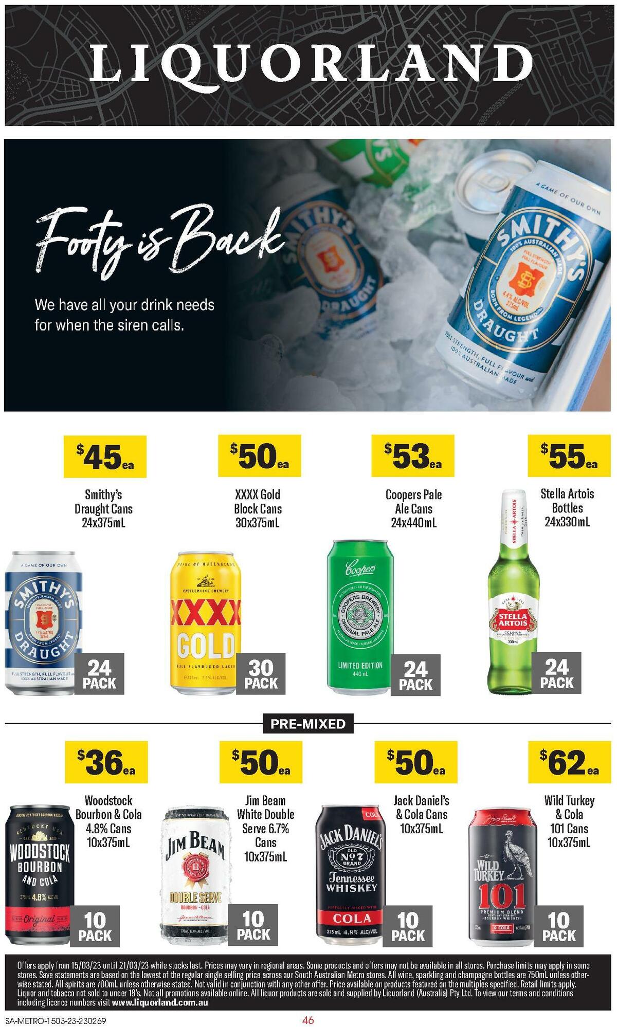 Liquorland Catalogues from 15 March