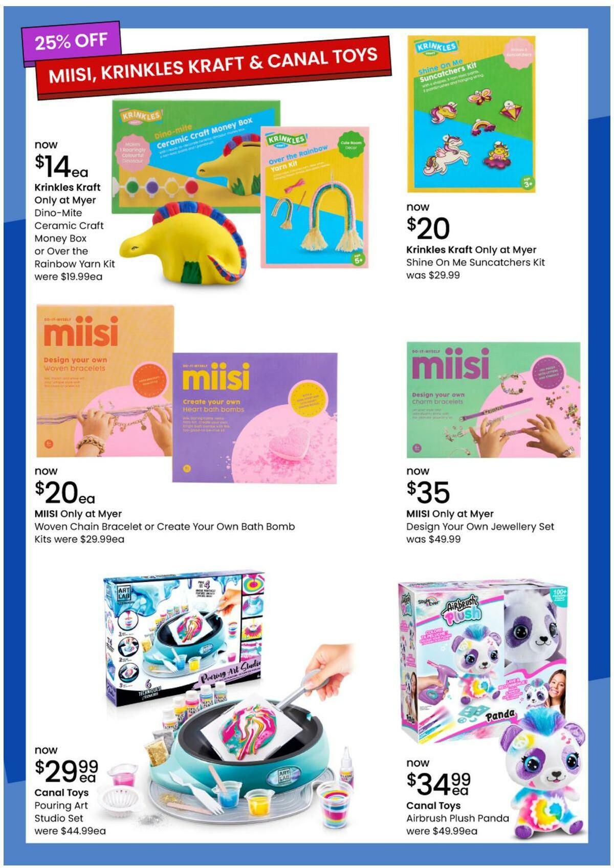 Myer Toy Sale Catalogues from 13 June