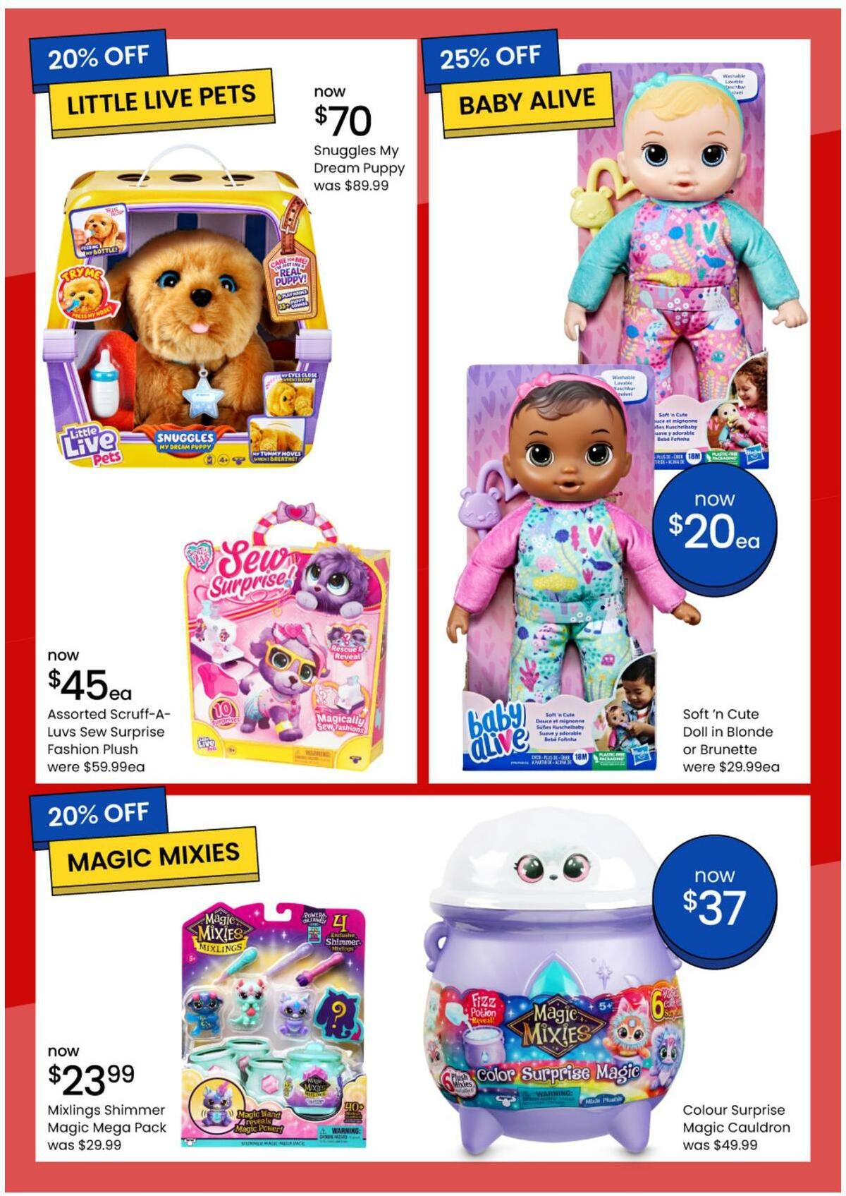Myer Toy Sale Catalogues from 13 June