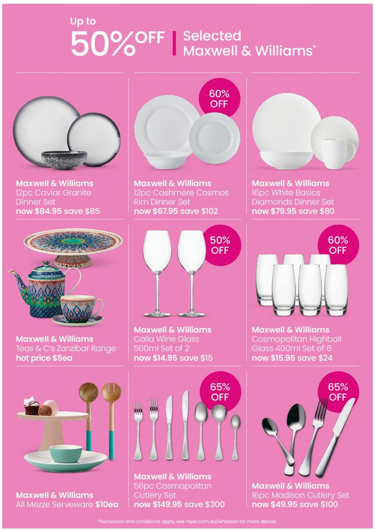 Myer Stocktake Sale - Hardgoods Catalogues from 8 June