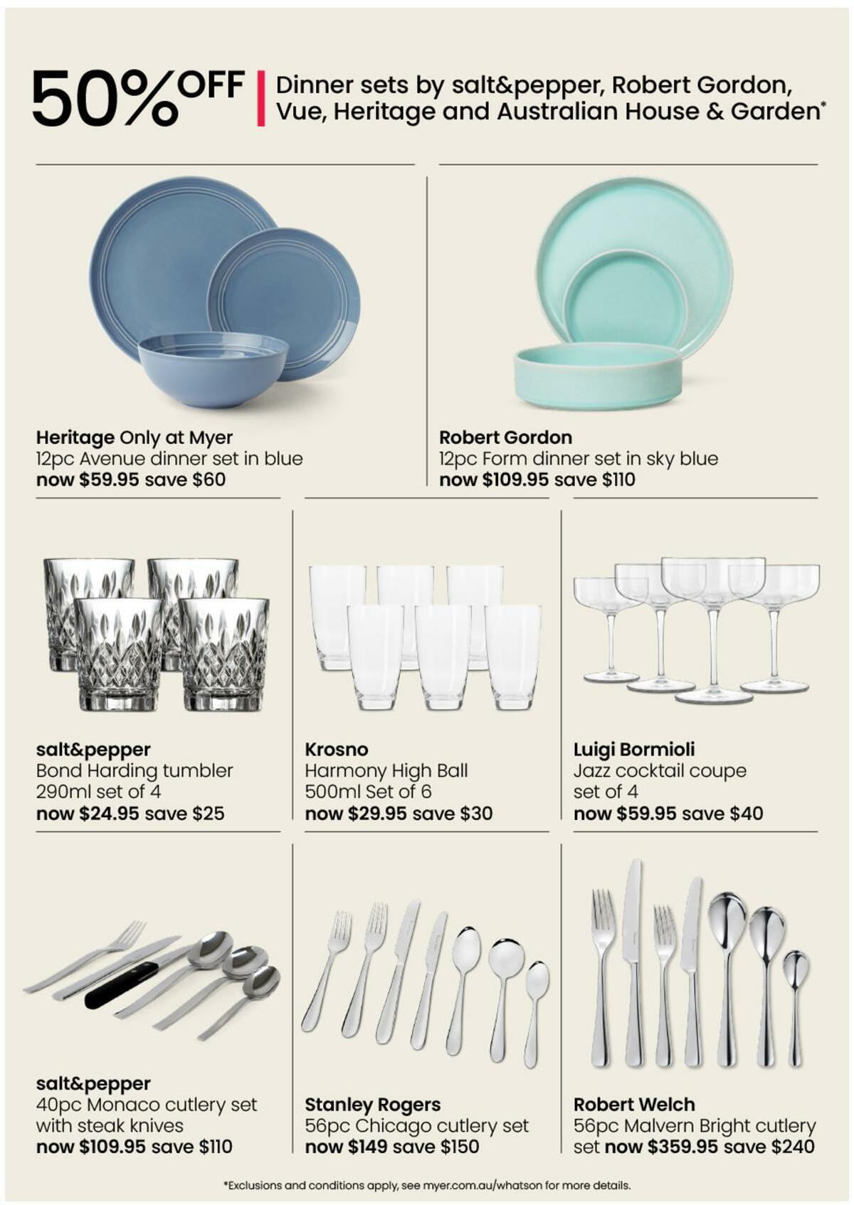 Myer Stocktake Sale - Hardgoods Catalogues from 8 June