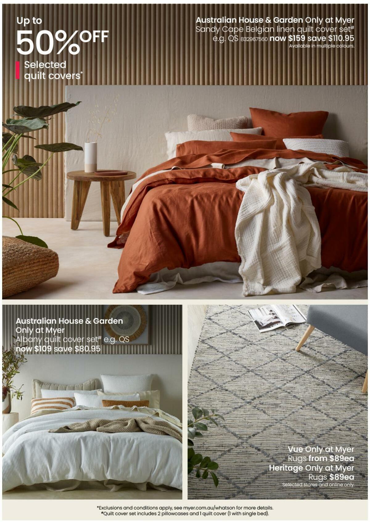 Myer Stocktake Sale - Hardgoods Catalogues from 8 June