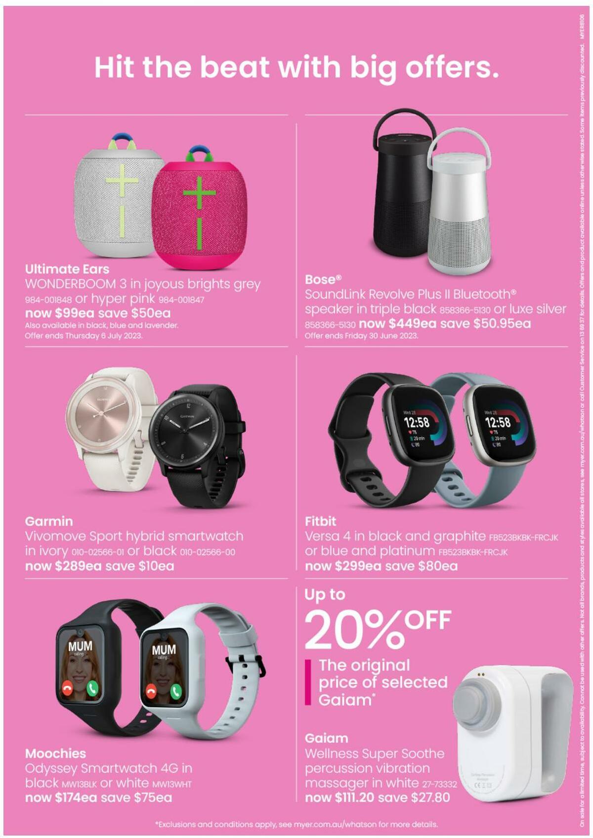 Myer Stocktake Sale - Hardgoods Catalogues from 8 June