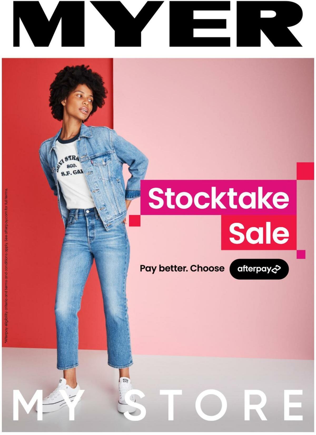 Myer Stocktake Sale - Softgoods Catalogues from 8 June