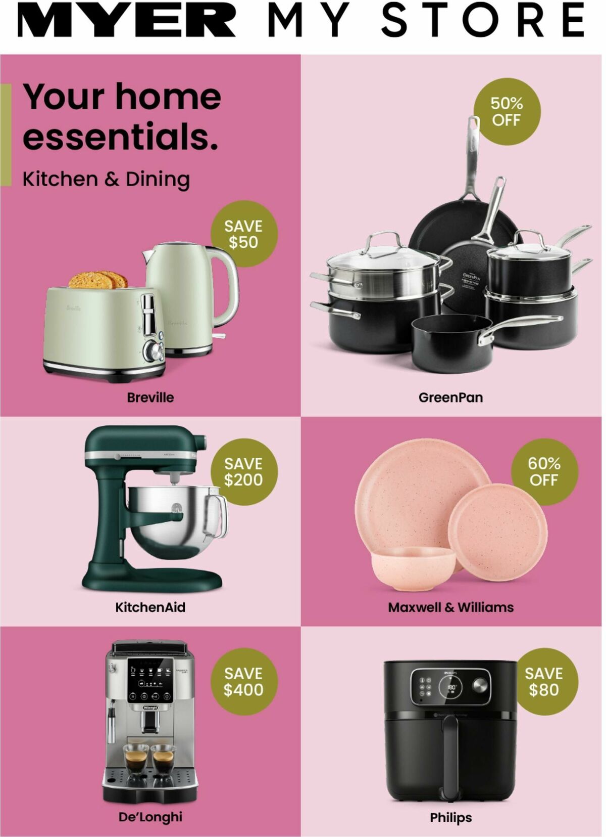 Myer Your Home Essentials - Hardgoods Catalogues from 13 February