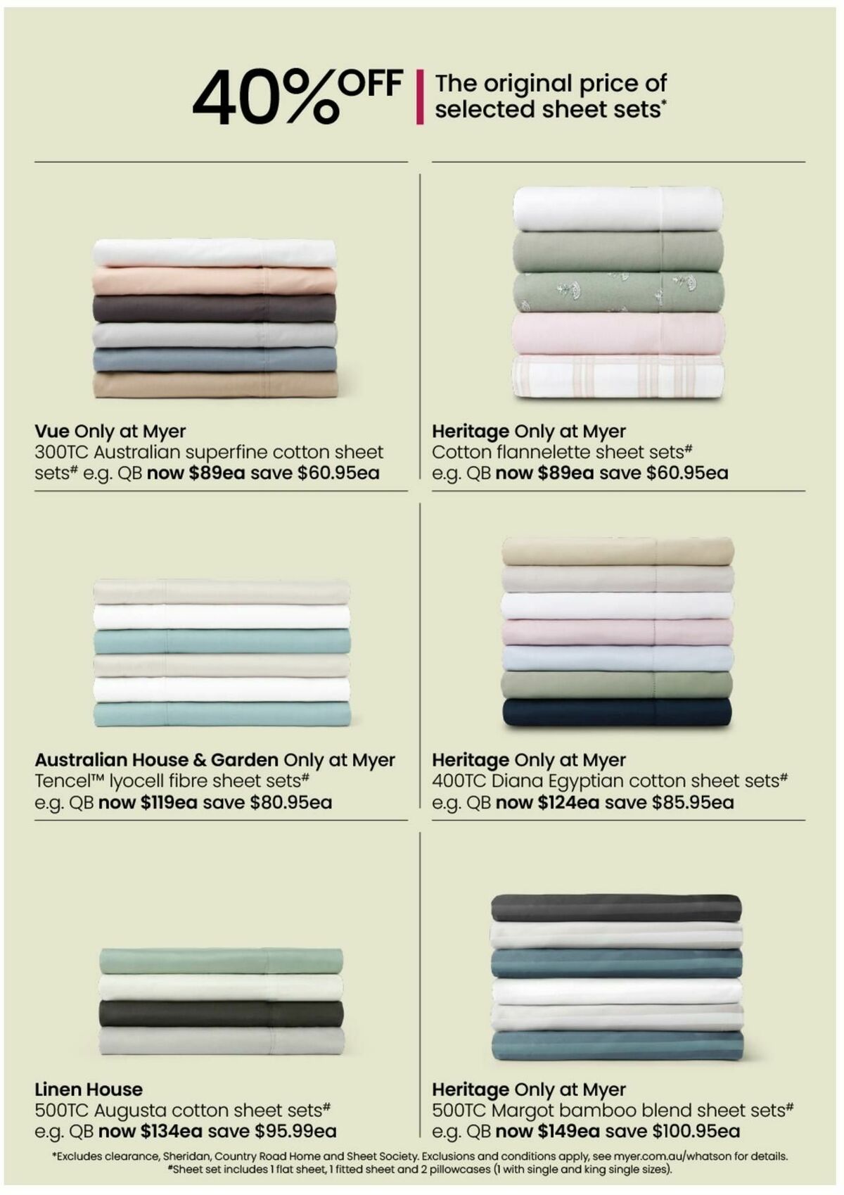 Myer Catalogues from 7 May