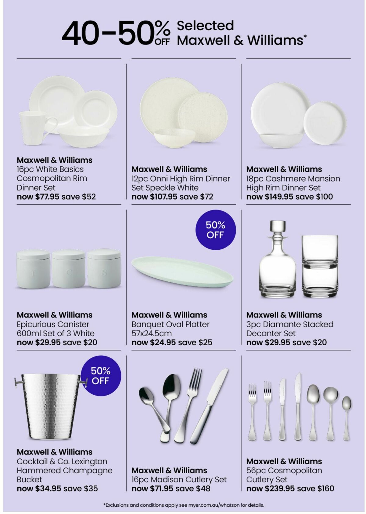 Myer Your Summer Home Essentials - Hardgoods Catalogues from 15 October