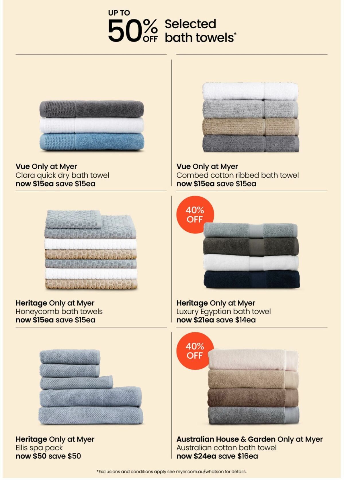 Myer Stocktake Sale - Hardgoods Catalogues from 26 December