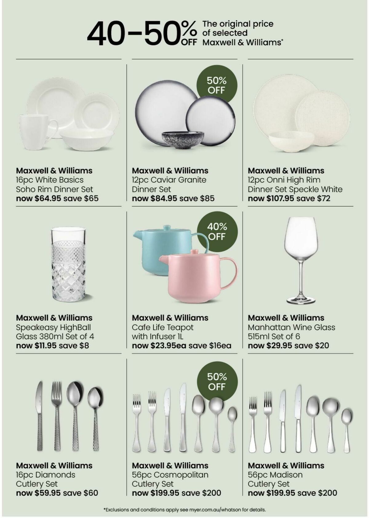 Myer Catalogues from 11 February