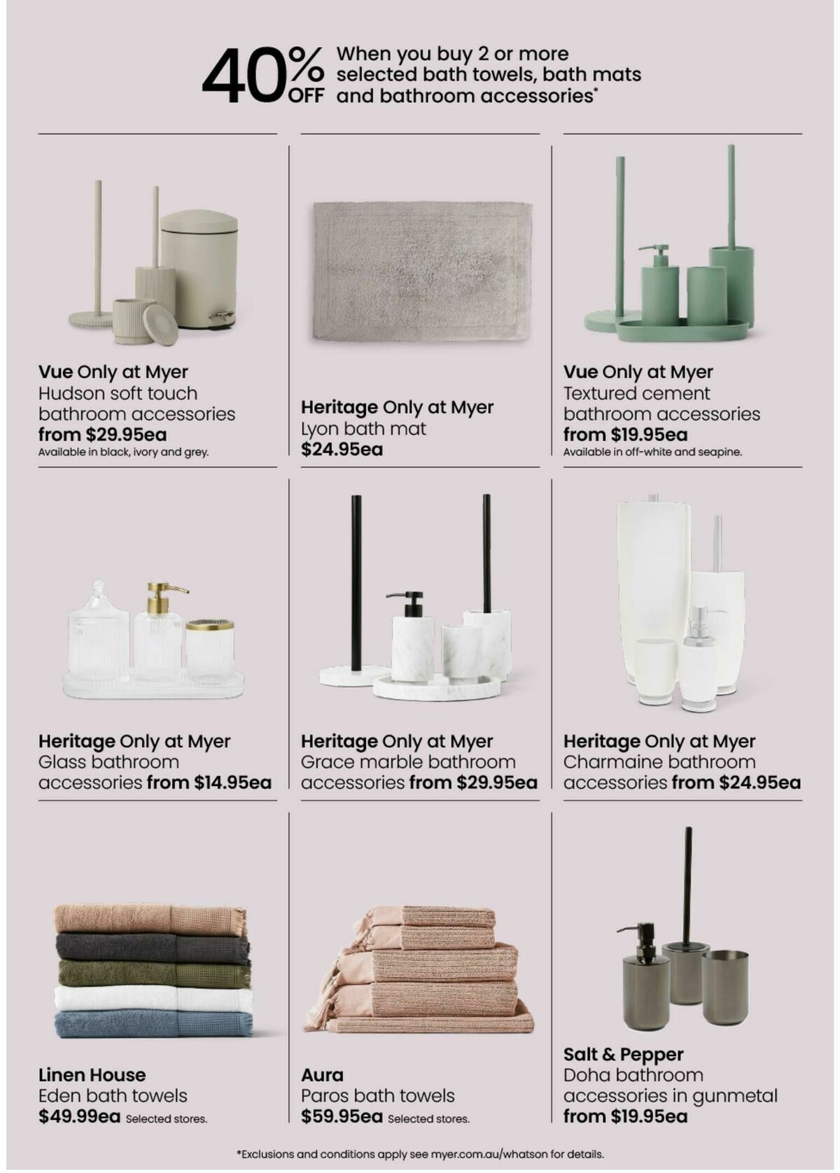 Myer Your Autumn Home Essentials - Softgoods Catalogues from 11 February