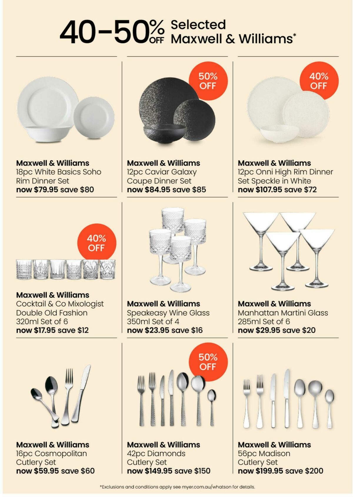 Myer Mid Season Sale - Hardgoods Catalogues from 5 March