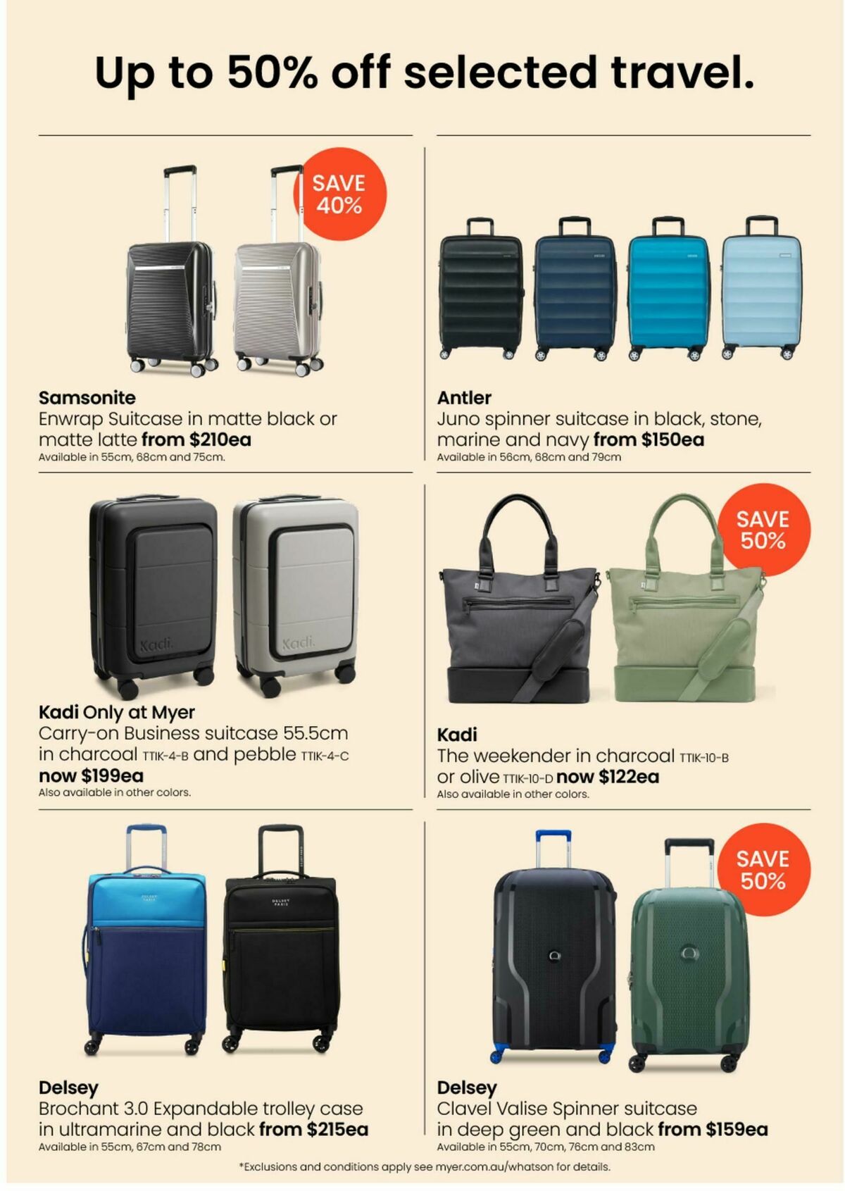 Myer Mid Season Sale - Hardgoods Catalogues from 5 March