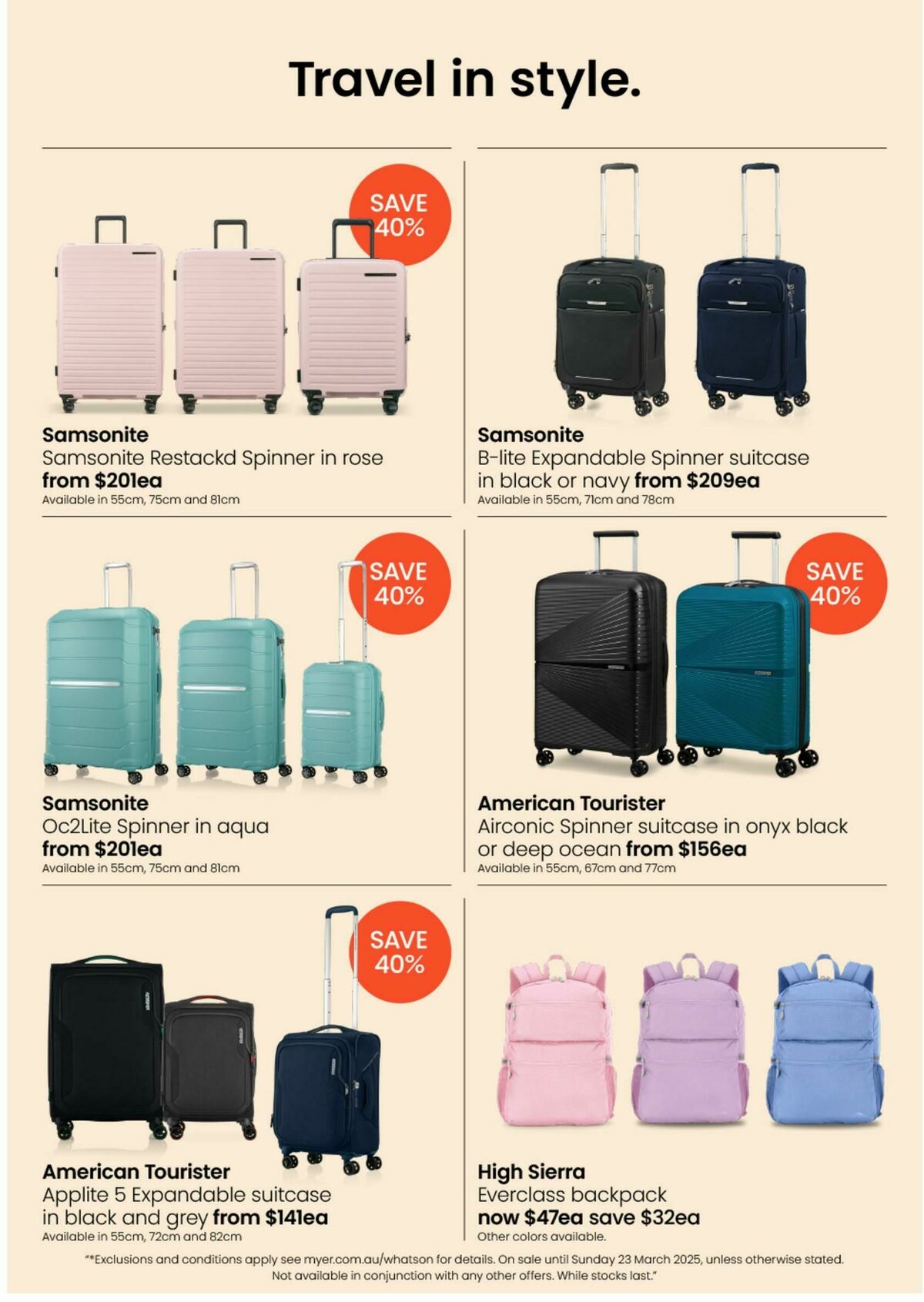 Myer Mid Season Sale - Hardgoods Catalogues from 5 March