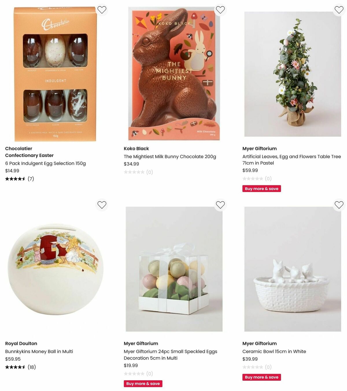 Myer Easter Catalogues from 26 March
