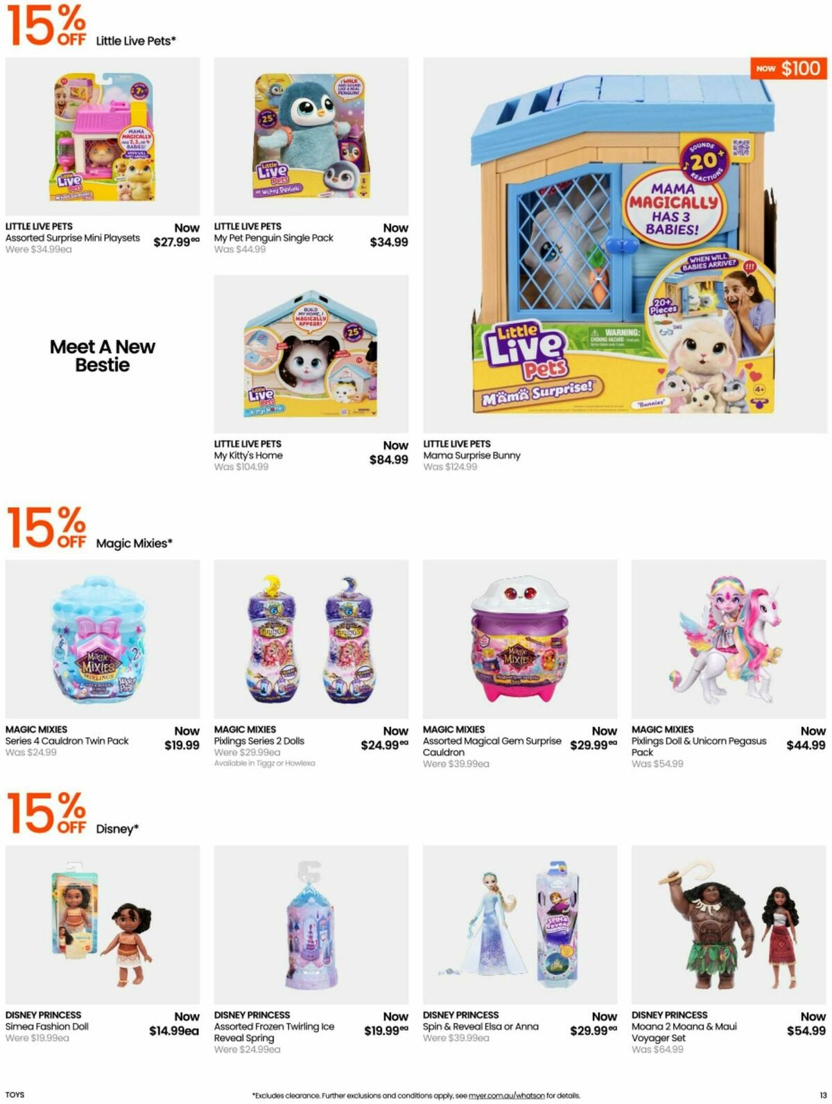 Myer Catalogues from 8 April