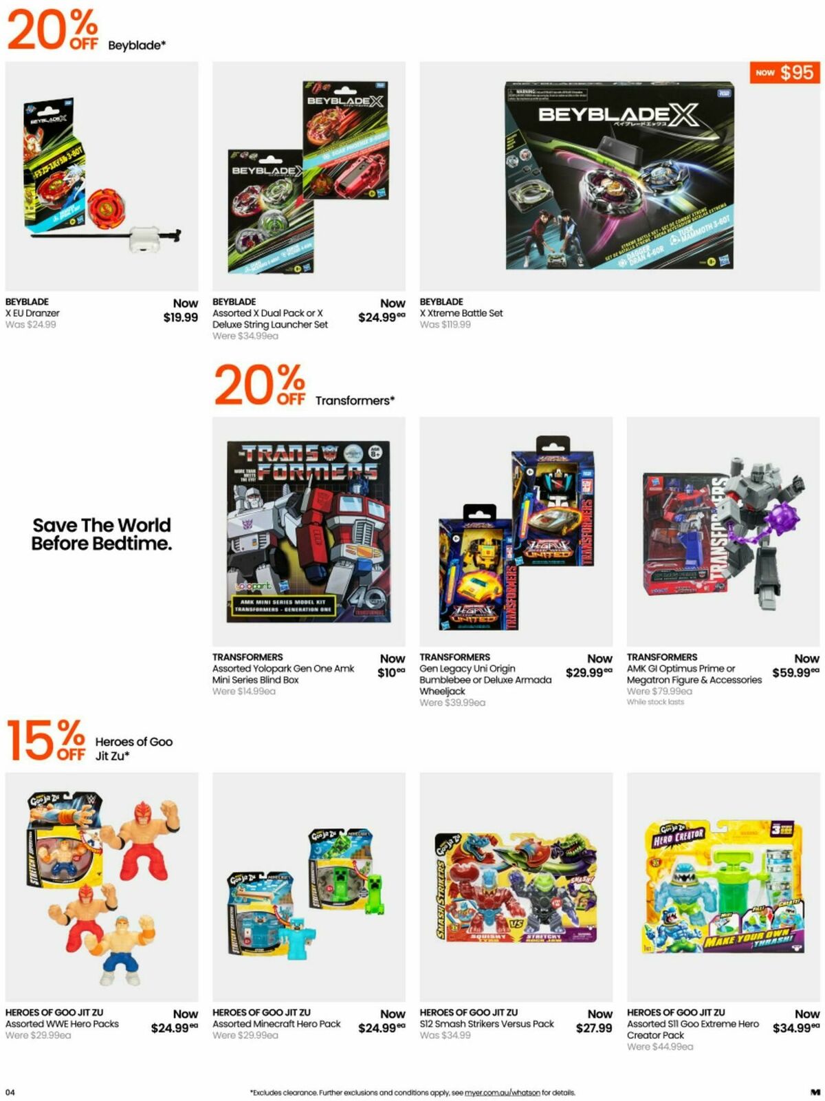 Myer Catalogues from 8 April