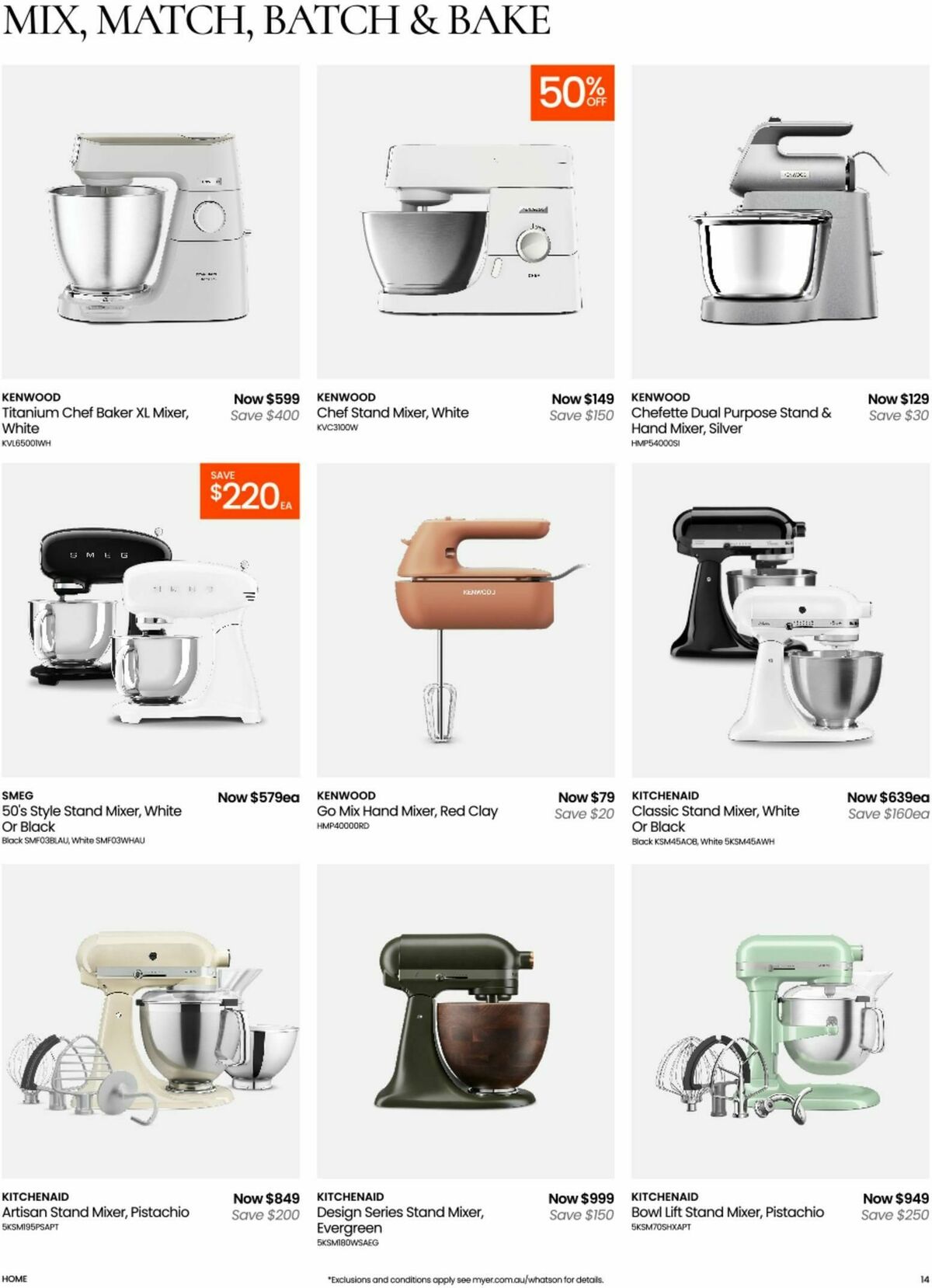 Myer Catalogues from 6 May