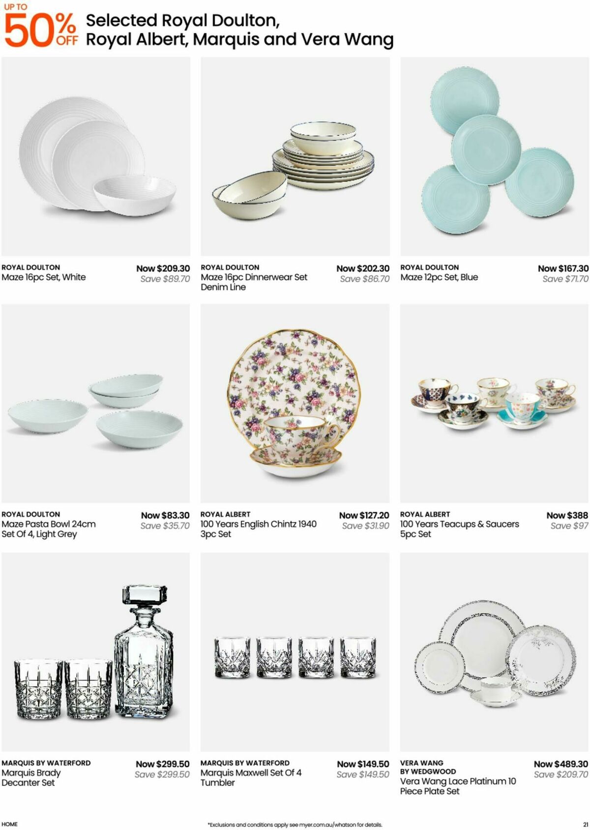 Myer Catalogues from 6 May