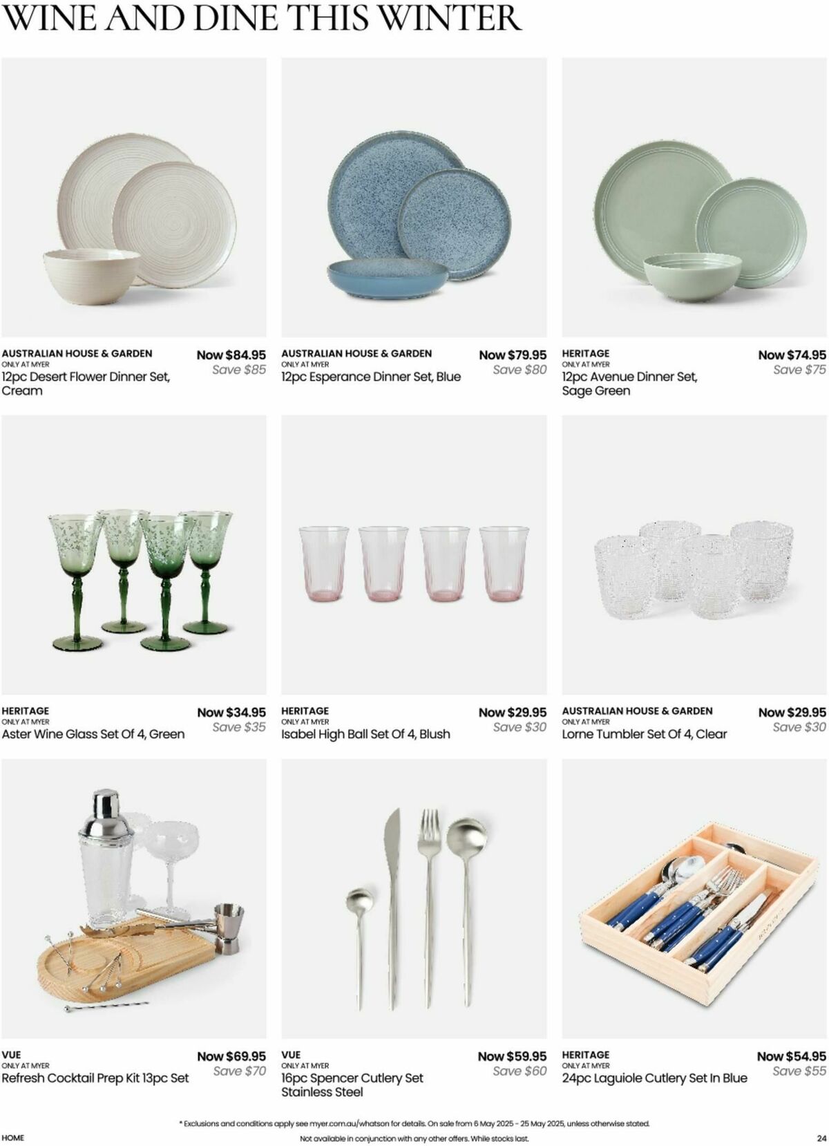 Myer Catalogues from 6 May