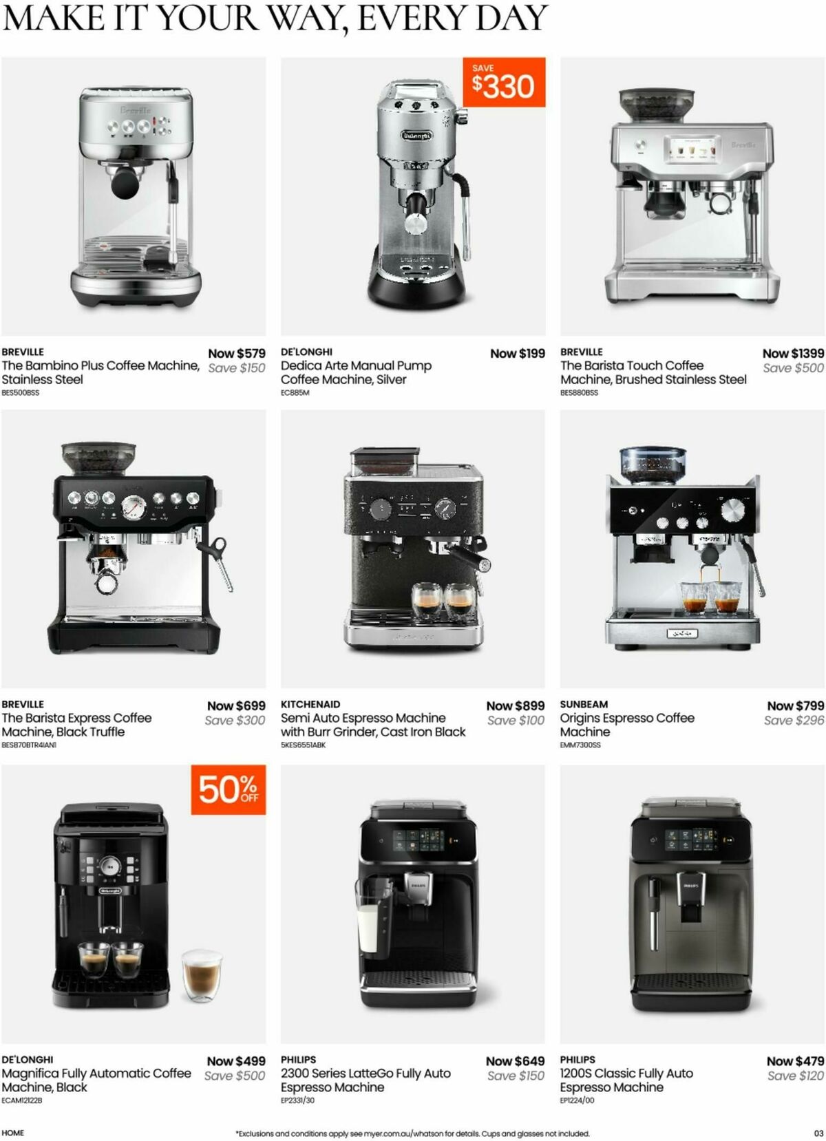 Myer Catalogues from 6 May