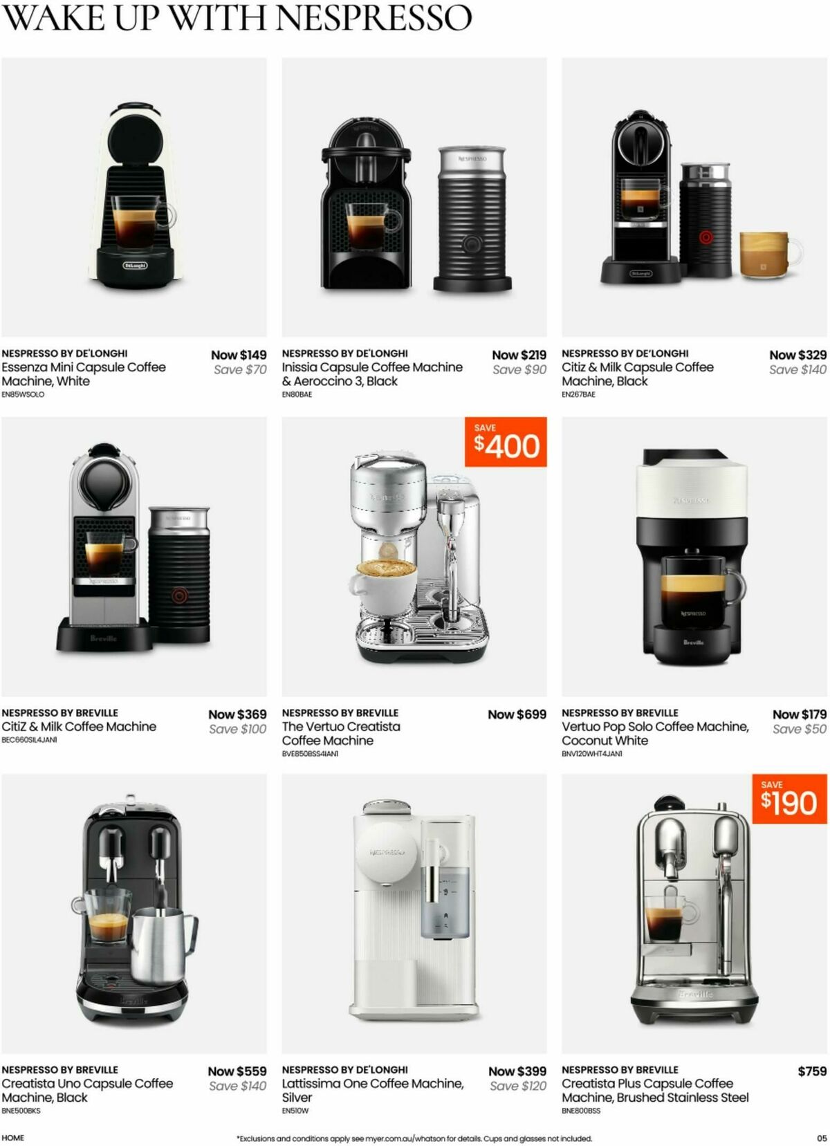 Myer Catalogues from 6 May