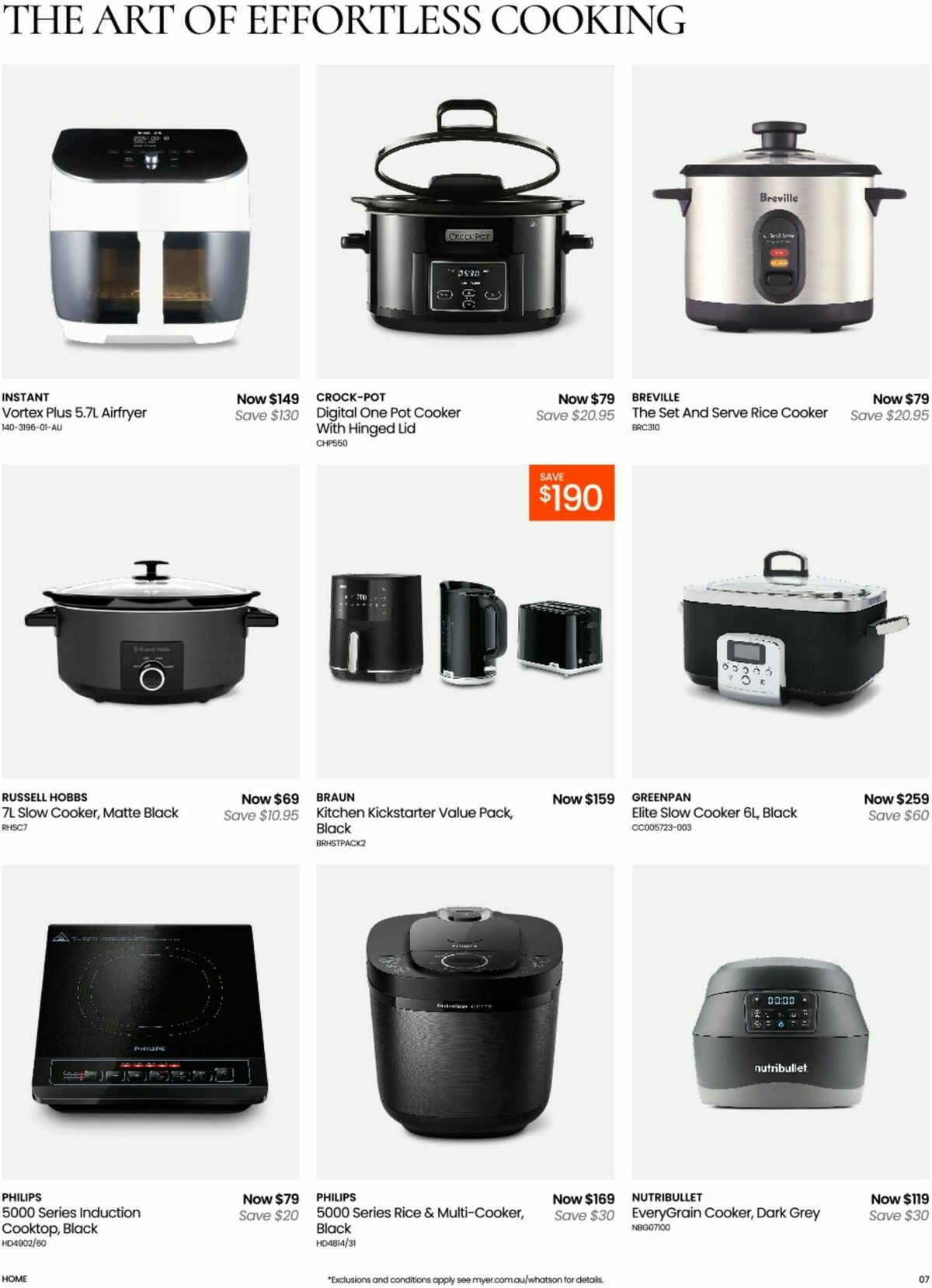 Myer Catalogues from 6 May